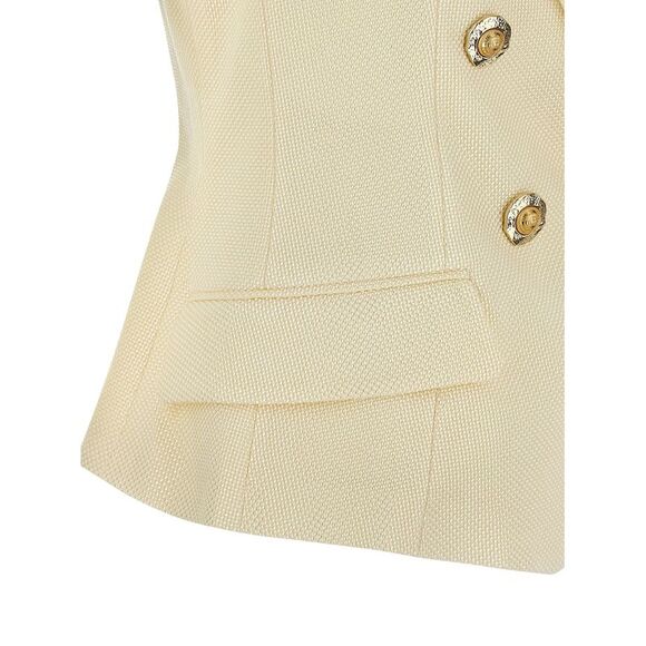 Balmain Women 'Gold And Gold Coin' Vest